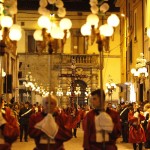 Sulmona (Aq). Venerdi Santo. Edizione 2013. Processione, il Tronco